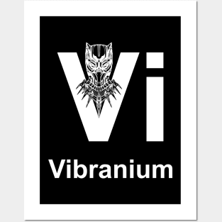 Vibranium element Posters and Art